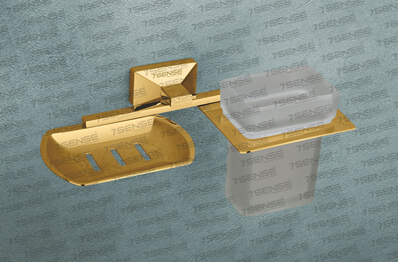 Tumbler Holder With Soap Dish