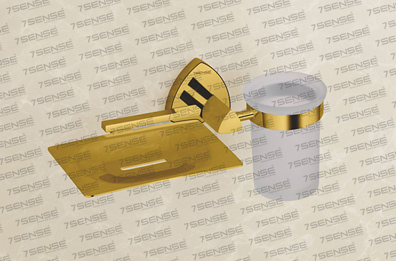 Tumbler Holder With Soap Dish