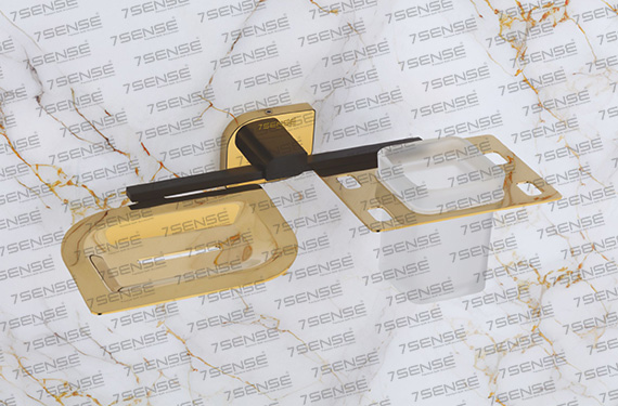 Tumbler Holder With Soap Dish