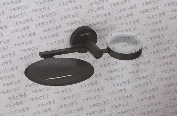 Tumbler Holder With Soap Dish