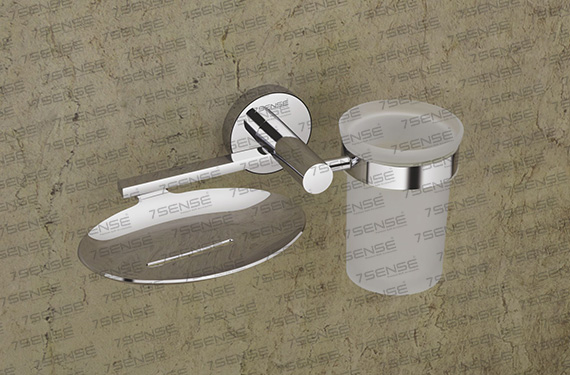 Tumbler Holder With Soap Dish