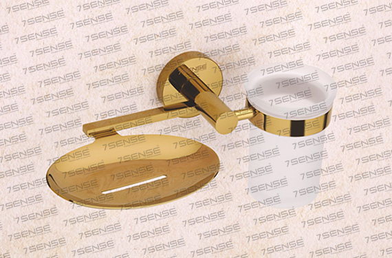 Tumbler Holder With Soap Dish