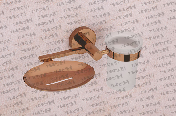 Tumbler Holder With Soap Dish