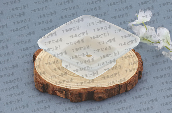 Square Glass Soap Dish